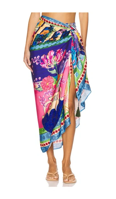 Agua Bendita Marine Vessel Skirt In Multicolor