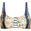 Agua Bendita Martina Jardim Bikini Top