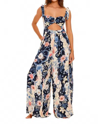Agua Bendita Mavis Ross Jumpsuit In Blue