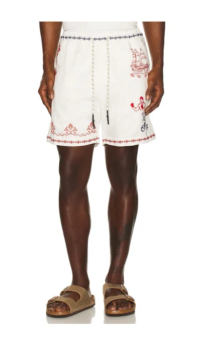 Agua Bendita Miloh Shorts In Yellow