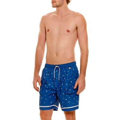 Agua Bendita Nares Men's Swim Trunks In Blue