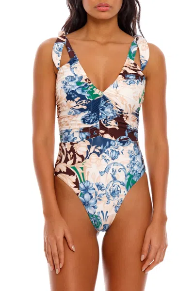Agua Bendita Nika Cardumen One Piece In Blue