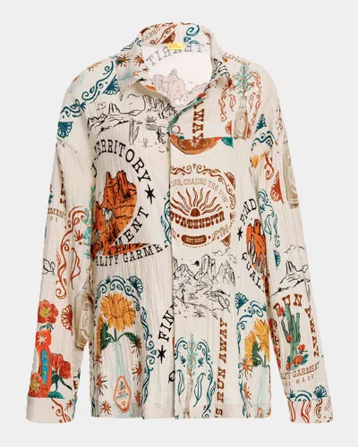 Agua Bendita Nopal Keshi Shirt In Multicolor