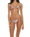 Agua Bendita Lolita Numen Triangle Bikini Top In Multi