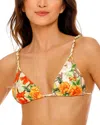 AGUA BENDITA NURY ETE FLORAL BIKINI TOP