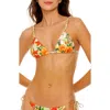 Agua Bendita Nury Ete Triangle Bikini Top In Multi