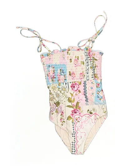 Pre-owned Agua Bendita Kids' One Piece Swimsuit In Pink