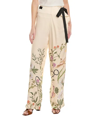 Agua Bendita Paraiso Trouser In Beige