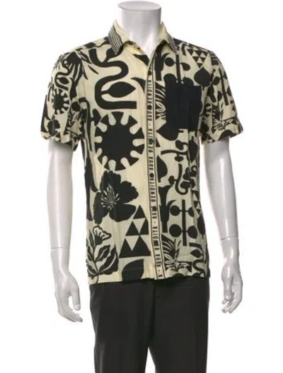 Pre-owned Agua Bendita Patterned Short Sleeve Shirt In Multicolor