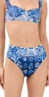 Agua Bendita Penelope Azure Bottoms Multicolor In Multicolor