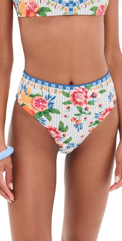 Agua Bendita Penelope Basket Bottoms Multicolor