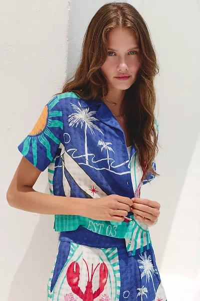 Agua Bendita Prim Shirt In Blue