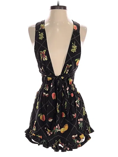 Pre-owned Agua Bendita Romper In Black