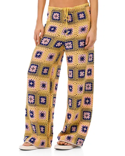 Agua Bendita Roots Alina Swim Cover Up Pants In Multi
