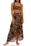 Agua Bendita Sadie Balam Crop Top In Animal Print
