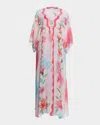 Agua Bendita Selma Chroma Maxi Kimono Coverup