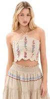 Agua Bendita Serenity Blush Top Multicolor In Multicolor