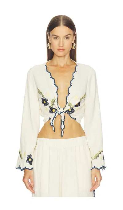 Agua Bendita Soleil Shirt In Neutral