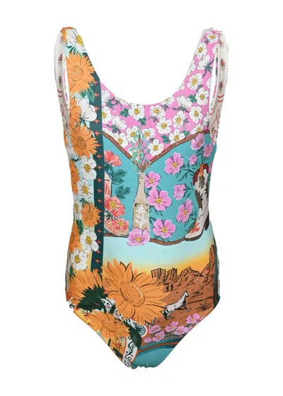 Agua Bendita Star Kids Nopal One Piece In Multi