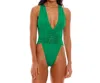 Agua Bendita Sue Cardumen One Piece In Green In Green