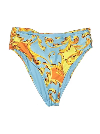 Pre-owned Agua Bendita Swimsuit Bottoms In Yellow
