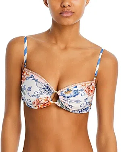 Agua Bendita Talia Kai Reversible Bikini Top In Multi