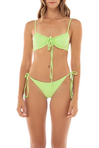 Agua Bendita Tammy Bikini Bottom In Tile In Multi