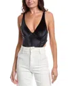 Agua Bendita Tanin Aguja Bodysuit In Black
