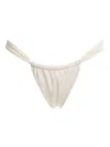 Agua Bendita Tie-side Bikini Bottoms In White
