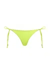 Agua Bendita Tile Tammy Bikini Bottom Green In Green