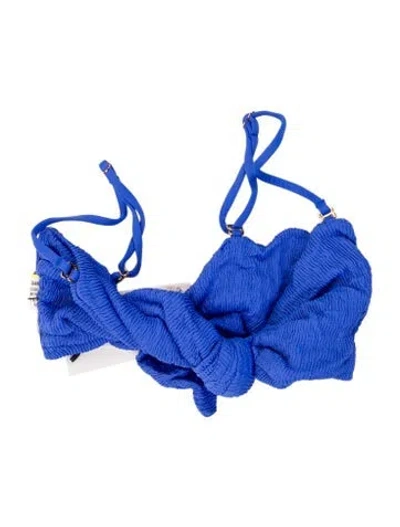 Pre-owned Agua Bendita Top W/ Tags In Blue