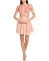 Agua Bendita Tout Mini Dress In Red