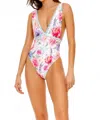 Agua Bendita Tulipa One Piece Swimsuit In Chroma In Multi