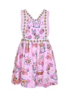 Agua Bendita Valery Nopal Dress In Pink