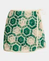 Agua Bendita Ventura Danina Mini Skirt In Multicolor