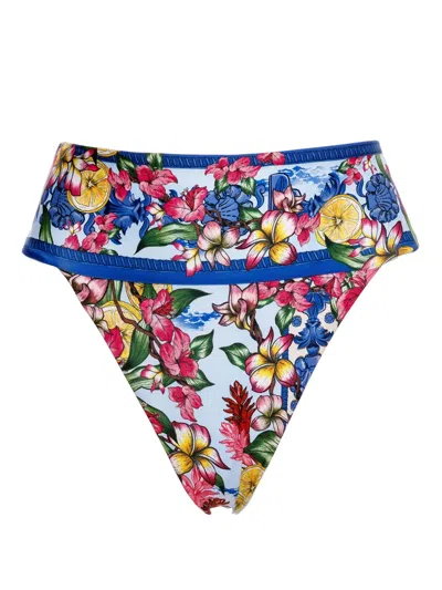 Agua Bendita Ventura Lilith Bikini Bottoms In Blue