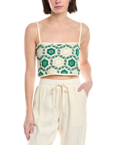 Agua Bendita Vicky Ventura Top In Green