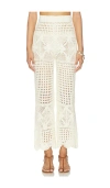Agua Bendita Wesley Pants In White