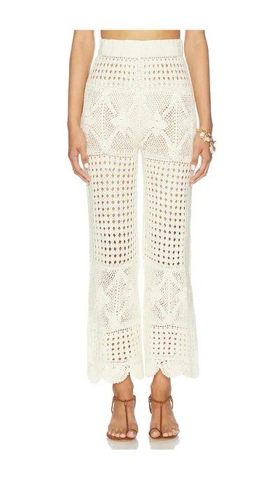 Agua Bendita Wesley Pants In White