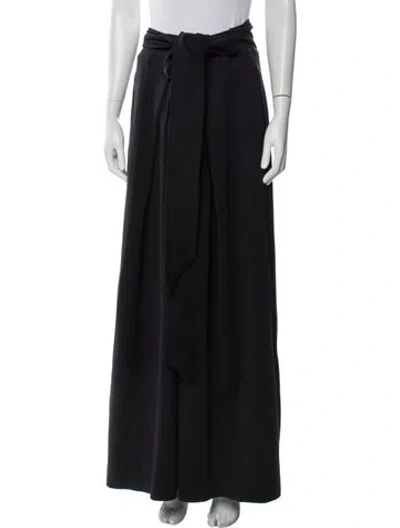 Pre-owned Agua Bendita Wide Leg Pants In Black