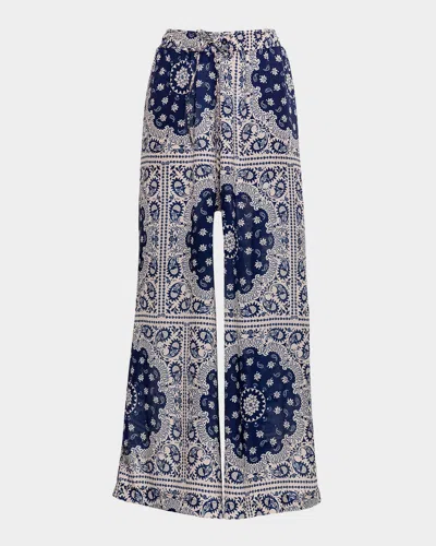 Agua Bendita Winter Atma Wide-leg Pants In Multi
