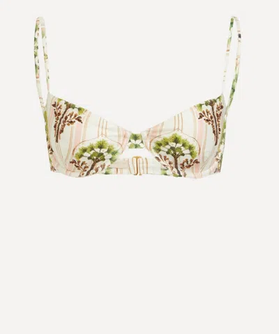 Agua Bendita Women's Magdalena Moriche Bikini Top In Neutral