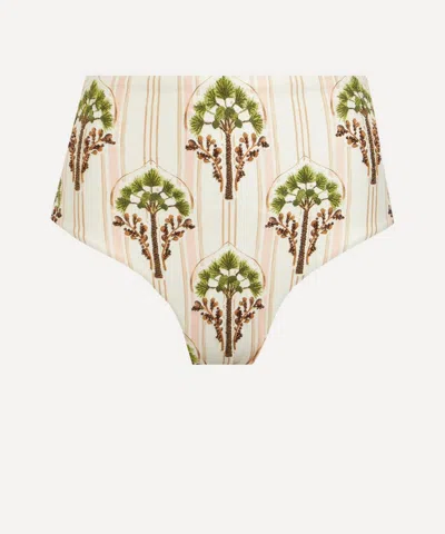 Agua Bendita Women's Magenta Moriche Bikini Bottoms In Neutral