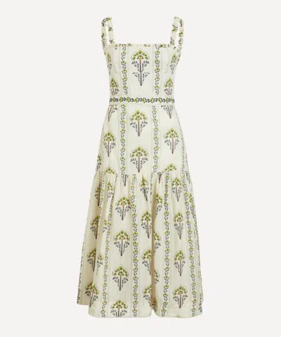 Agua Bendita Women's Nispero Moriche Midi Dress In Multi