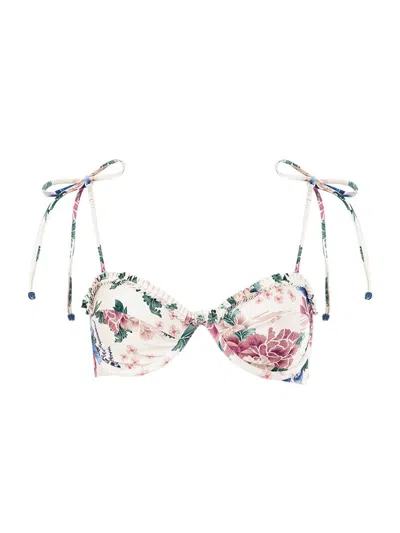 Agua Bendita Women's Radical Sunrise Madelyn Ivy Underwire Bikini Top In Multi