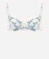 Agua Bendita Women's Sendito Gloriosa Bikini Top In White