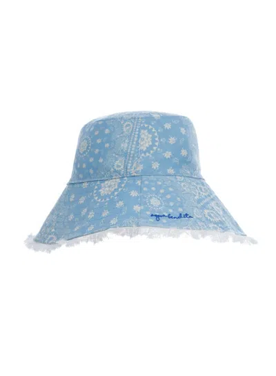 Agua Bendita Women's Shinny Atma Bucket Hat In Blue