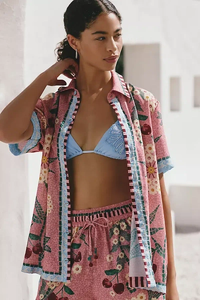 Agua Bendita X Anthropologie Ali Buttondown Top In Multi