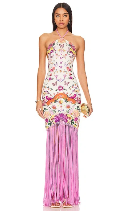 Agua Bendita X Revolve Aliss Maxi Dress In Butterfly Multi