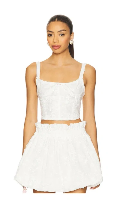 Agua Bendita X Revolve Amareto Crop Top
